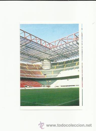 Cartes &agrave; collectionner de Football: 129 ESTADIO SAN SIRO MILAN - CROMO LIBRO CAMPEONES EUROPA MARCA 1999 -