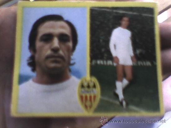 Cromos de F&uacute;tbol: Cromo FUTBOL  Ed Este 1972 73 vALENCIA QUINO 72 1973 DESPEGADO