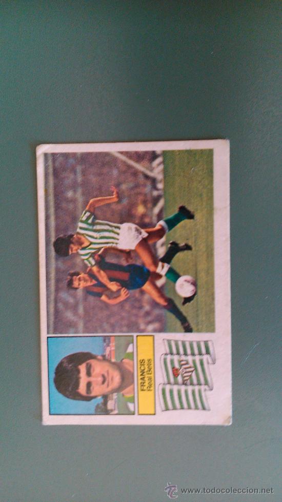 Cromos de f&uacute;tbol: FRANCIS - BETIS ESTE 82-83 - Foto 1