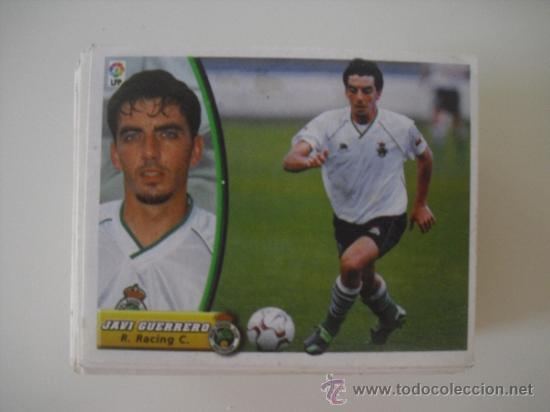 Fu&szlig;ball-Sticker: Ediciones Este, Liga 2003 2004 Javi Guerreo Racing. Nunca pegado. LFP temporada 03-04. Cromo Futbol