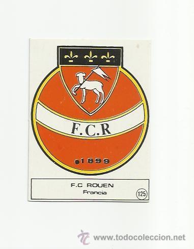 Figurine di Calcio: ESCUDO FC ROUEN FRANCIA - EDITORIAL 3D GRAFICAS 1982  -  -