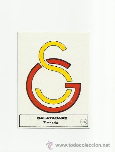 Fu&szlig;ball-Sticker: ESCUDO GALATASARAY TURQUIA - EDITORIAL 3D GRAFICAS 1982  -  -