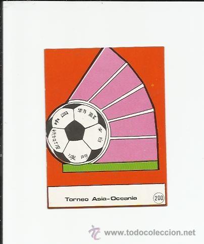 Fu&szlig;ball-Sticker: ESCUDO TORNEO ASIA OCEANIA - EDITORIAL 3D GRAFICAS 1982  -  -