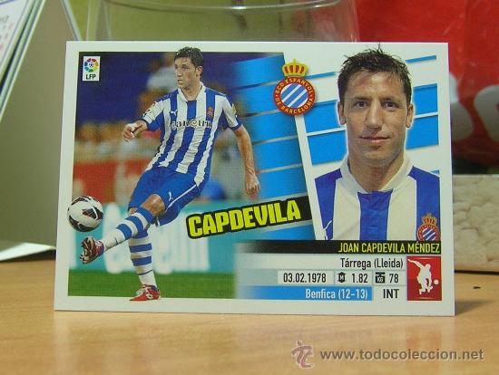 Cromos de f&uacute;tbol: EDICIONES ESTE 2013-2014  13 14   CAPDEVILA   (ESPANYOL)  SIN PEGAR - Foto 1