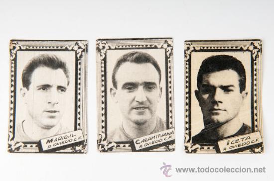 Cromos de f&uacute;tbol: R.OVIEDO C.F.,FHER LIGA 59-60.