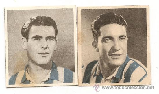Cromos de f&uacute;tbol: Espa&ntilde;ol: 2 cromos antiguos - Foto 1