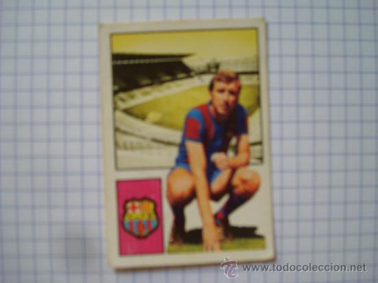 Cromos de f&uacute;tbol: fher 74 rexach sin pegar- - Foto 1