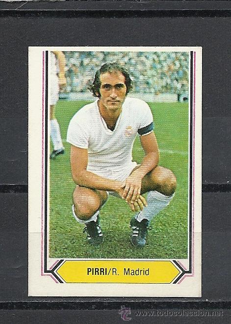 Fu&szlig;ball-Sticker: EDICIONES ESTE. LIGA 80-81. REAL MADRID-PIRRI.