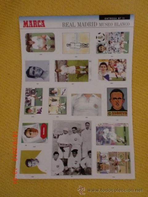 Cromos de f&uacute;tbol: PEGATINAS REAL MADRID MUSEO BLANCO 11 - Foto 1