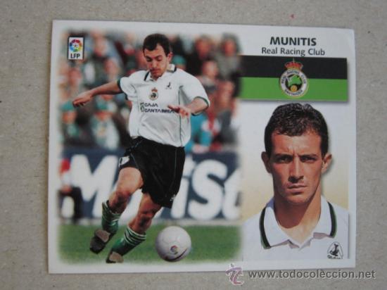 Cromos de f&uacute;tbol: ESTE 99-00 MUNITIS  RACING SANTANDER 1999-2000 - Foto 1