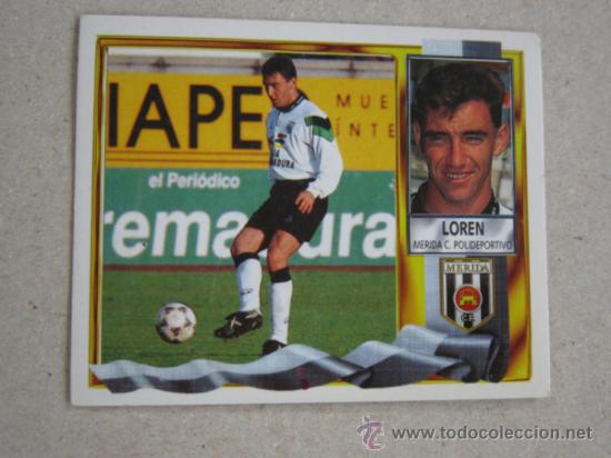 Cromos de f&uacute;tbol: ESTE 95-96 LOREN  MERIDA 1995-1996 - Foto 1