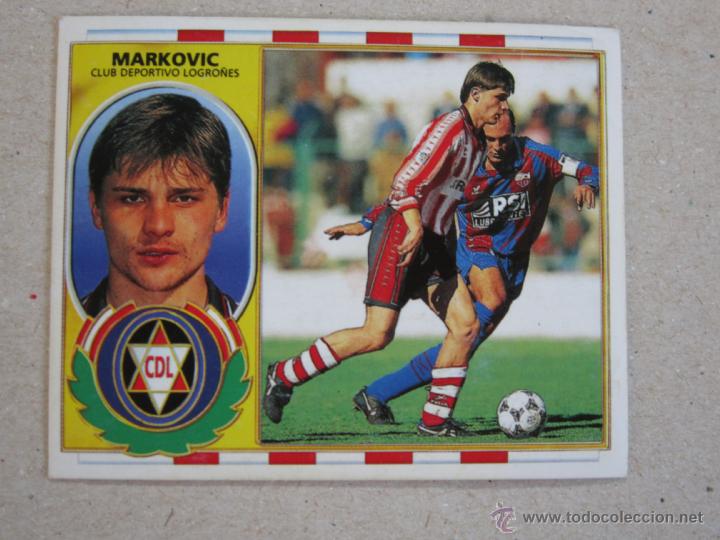 Cromos de f&uacute;tbol: ESTE 96-97 MARKOVIC  LOGRO&Ntilde;ES  1996-1997 - Foto 1
