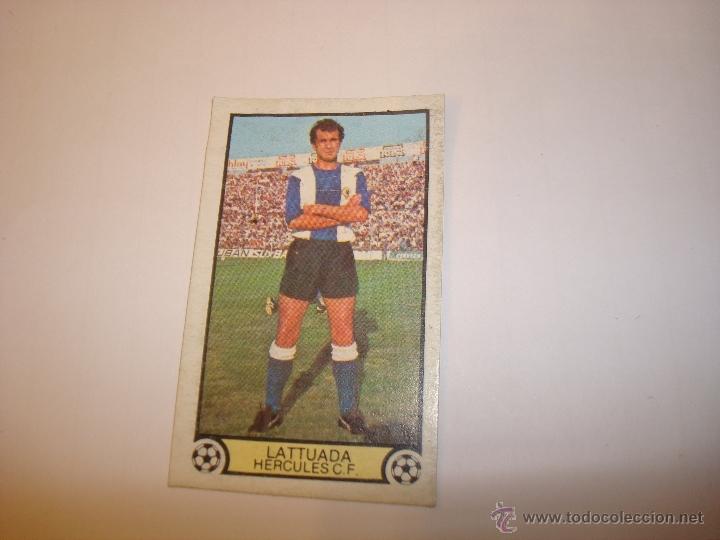 Cromos de f&uacute;tbol: 79-80 ESTE. LATTUADA. HERCULES - Foto 1