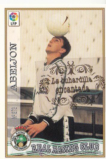 Fu&szlig;ball-Sticker: FUTBOL - MUNDICROMO FICHAS DE LA LIGA 97/98  - N&ordm; 272 ABEIJON