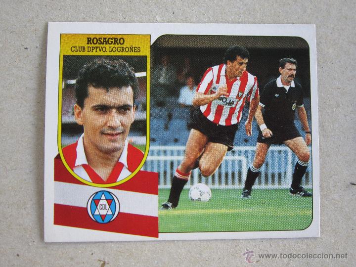 Cromos de f&uacute;tbol: ESTE 91-92 ROSAGRO LOGRO&Ntilde;ES 1991-1992 NUEVO - Foto 1