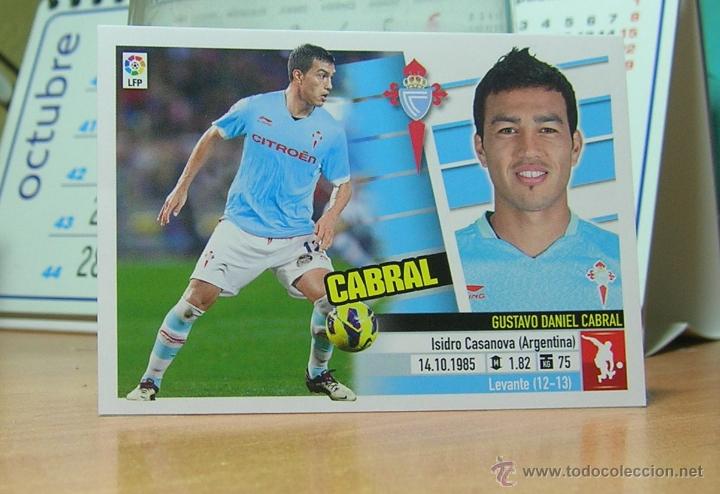 Cromos de f&uacute;tbol: EDICIONES ESTE 2013-2014  13 14  CABRAL   (CELTA)  SIN PEGAR - Foto 1