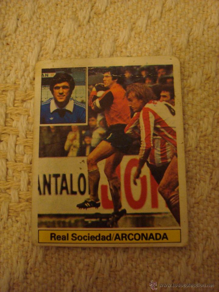 Cromos de f&uacute;tbol: 81-82 ESTE. ARCONADA. REAL SOCIEDAD - Foto 1