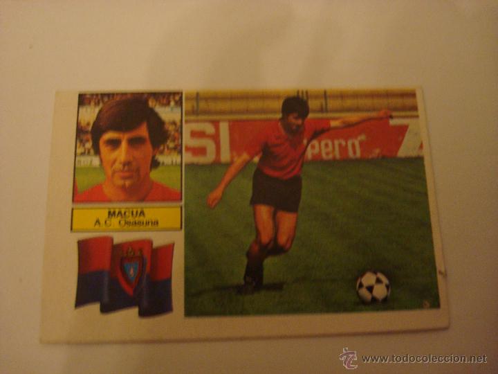 Cromos de f&uacute;tbol: 82-83 ESTE. MACUA. OSASUNA - Foto 1