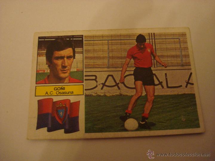 Cromos de f&uacute;tbol: 82-83 ESTE. GO&Ntilde;I. OSASUNA. - Foto 1