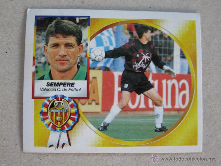 Cromos de f&uacute;tbol: ESTE 94-95  SEMPERE  VALENCIA  1994-1995 - Foto 1