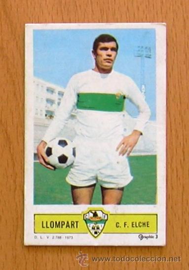 Cromos de f&uacute;tbol: Elche - Llompart - Ediciones Este 1973-1974, 73-74 - Foto 1
