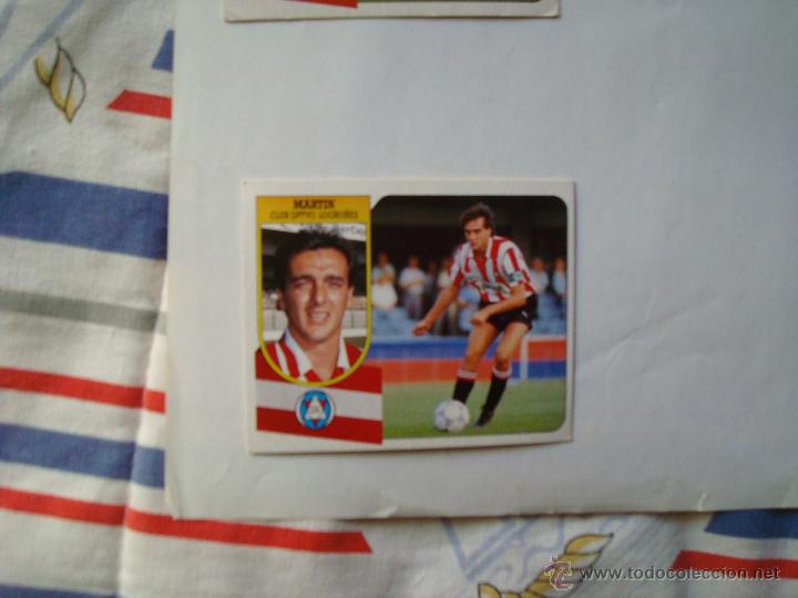 Cromos de f&uacute;tbol: logro&ntilde;es martin  ediciones este 1991-1992 91-92 sin pegar - Foto 1