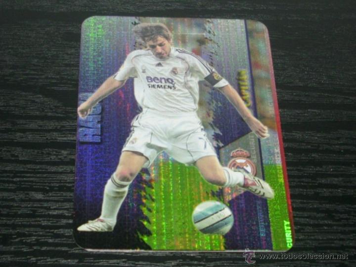Cromos de f&uacute;tbol: -MUNDICROMO 2008 : 25 RAUL ( REAL MADRID ) - SECURITY VERTICAL INVERTIDO - - Foto 1