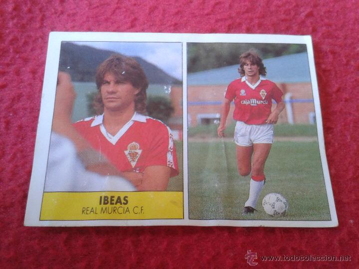Football Stickers: CROMO FUTBOL EDICIONES FESTIVAL ? 87 88 1987 1988 IBEAS REAL MURCIA DESPEGADO