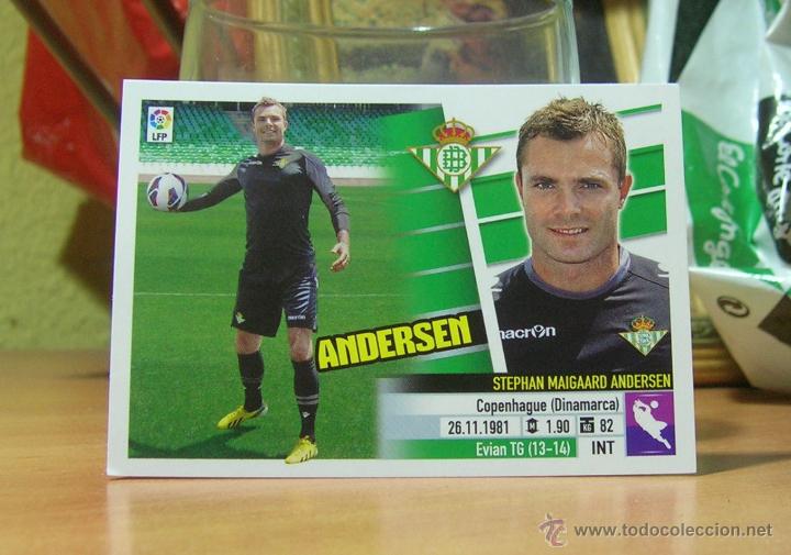 Cromos de f&uacute;tbol: EDICIONES ESTE 2013-2014  13 14  ANDERSEN  (BETIS)  SIN PEGAR - Foto 1