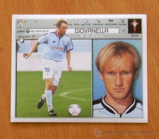 Cromos de f&uacute;tbol: Celta de Vigo - Giovanella - Ediciones Este 2001-2002, 01-02 - Nunca pegado - Foto 1
