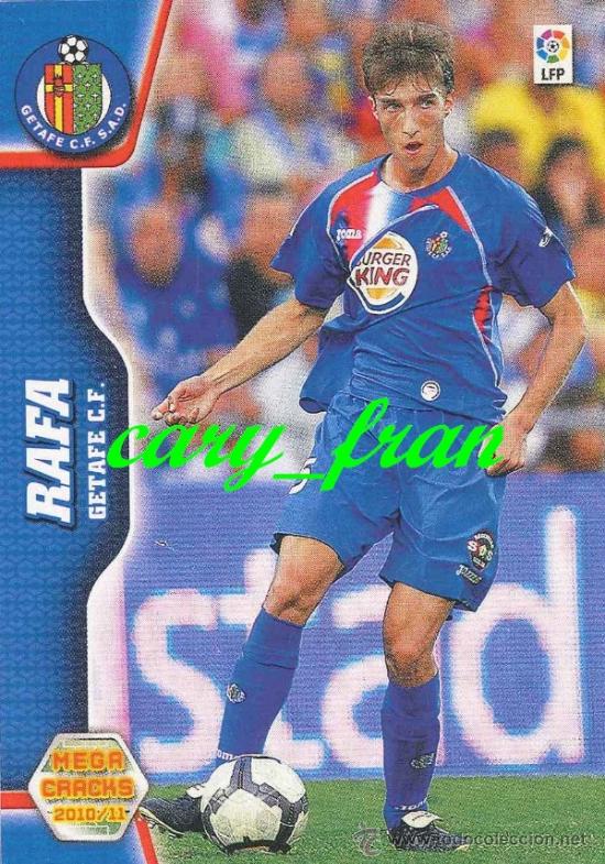 Cromos de f&uacute;tbol: MEGACRACKS 2010 2011 10 11 GETAFE RAFA - Foto 1