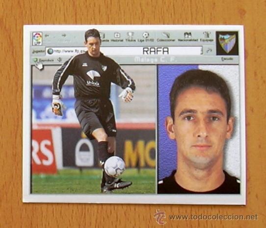 Cromos de f&uacute;tbol: M&aacute;laga - Rafa - Ediciones Este 2001-2002, 01-02 - Nunca pegado - Foto 1