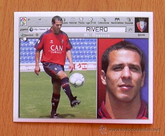 Cromos de f&uacute;tbol: Osasuna - Rivero - Ediciones Este 2001-2002, 01-02 - Nunca pegado - Foto 1
