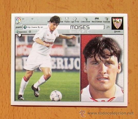 Cromos de f&uacute;tbol: Sevilla - Mois&eacute;s - Ediciones Este 2001-2002, 01-02 - Nunca pegado - Foto 1