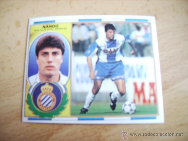 Cromos de f&uacute;tbol: ED. ESTE  96-97  NANDO  (ESPA&Ntilde;OL) SIN PEGAR - Foto 1