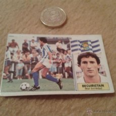 Cromos de Fútbol: CROMO FUTBOL BEGUIRISTAIN REAL SOCIEDAD 86 87 LIGA 1986 1987 EDICIONES ESTE NUNCADO PEGADO