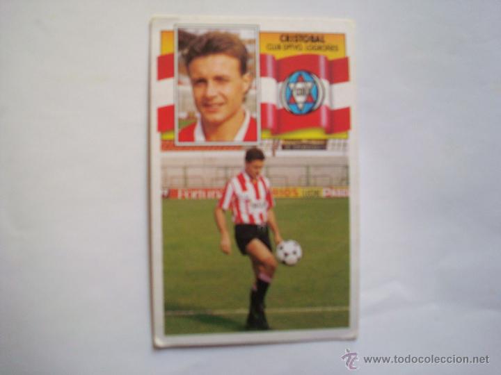 Cromos de f&uacute;tbol: logro&ntilde;es cristobal ediciones este 1990-1991 90-91 sin pegar - Foto 1