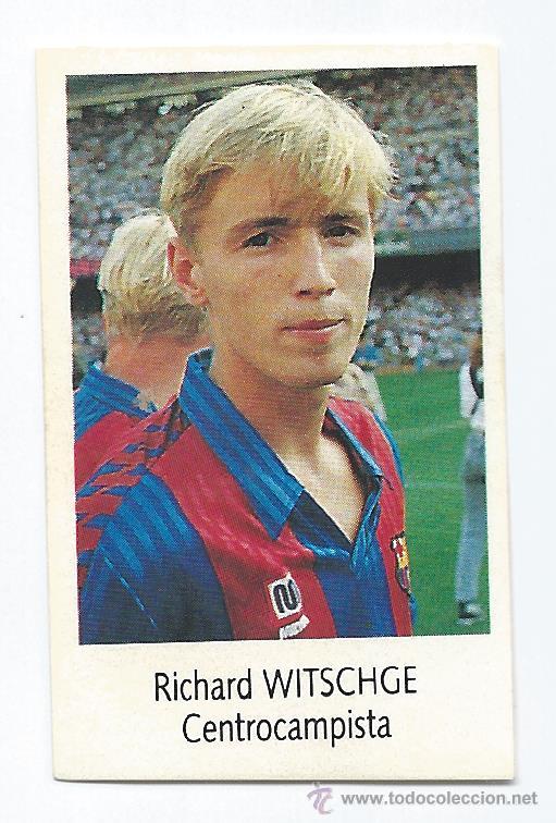 Cromos de f&uacute;tbol: 5902- CROMO LIGA 91/92- BIMBO- WITSCHGE- BARCELONA