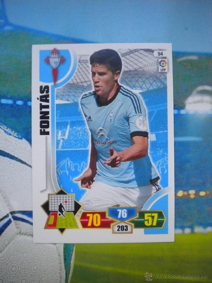 Cromos de f&uacute;tbol: ADRENALYN 2013 14 FONTAS 94 DEL CELTA - Foto 1