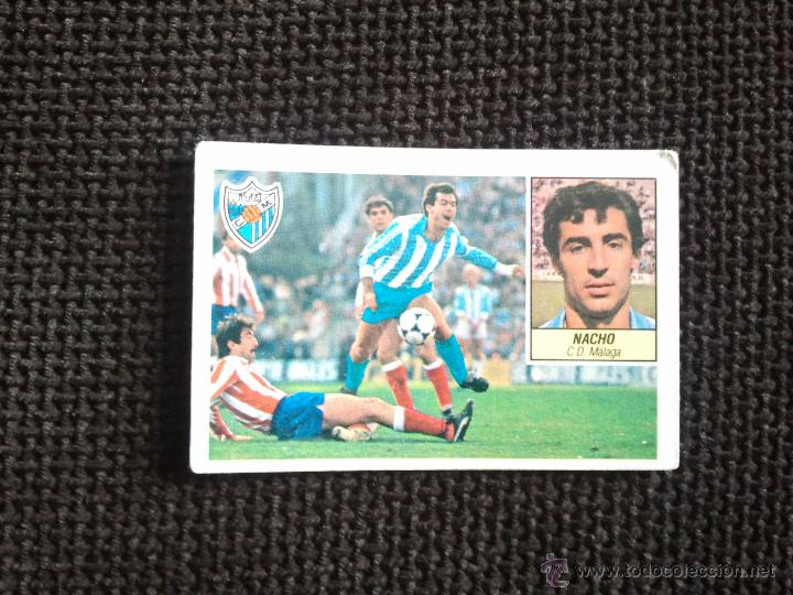 Cromos de f&uacute;tbol: NACHO, BAJA DEL MALAGA, EDICIONES ESTE 1984-85 - Foto 1