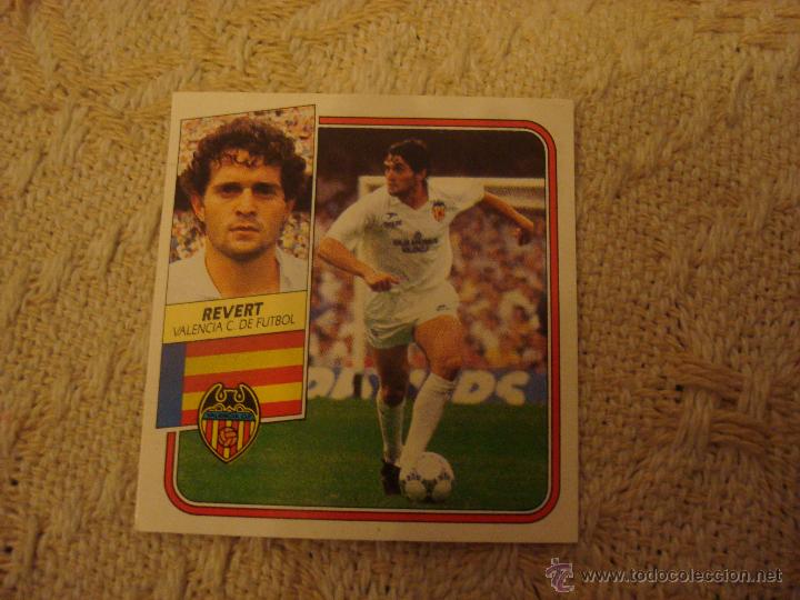 Cromos de f&uacute;tbol: 89-90 ESTE. REVERT. BAJA VALENCIA. - Foto 1