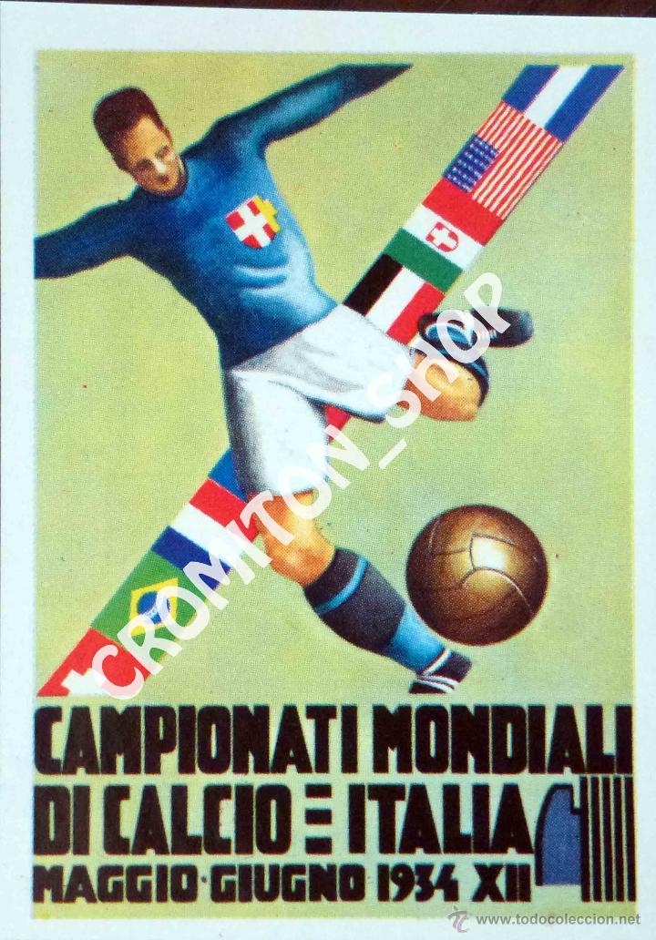 Panini World Cup Story StickerItaly Poster 1934No.5MintRare 