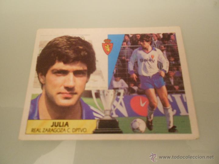 Cromos de f&uacute;tbol: ESTE 87 88 JULI&Aacute; SIN PEGAR - Foto 1