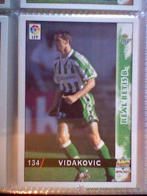 Cromos de Futebol: Mc cromo liga 98 99 1998 mundicromo BE Betis n&ordm; 134 VIDAKOVIC