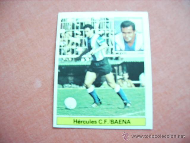 Cromos de f&uacute;tbol: ESTE 81-82 BAENA (HERCULES) DIFICIL - Foto 1