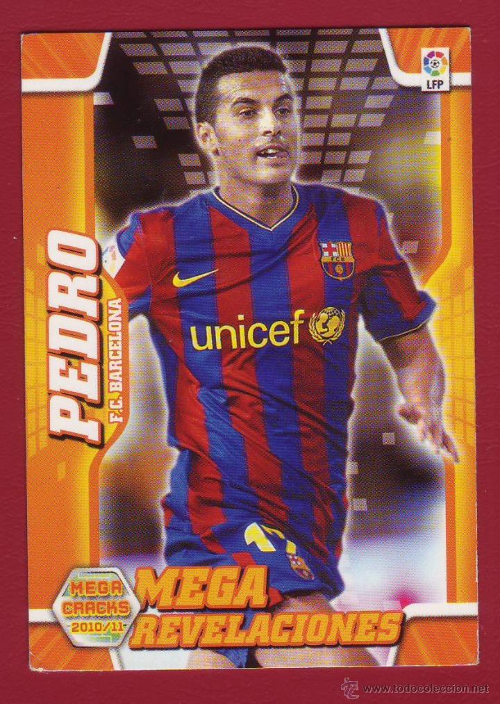 Cromos de f&uacute;tbol: PANINI - MEGA CRACKS 2010/11 - PEDRO - Foto 1