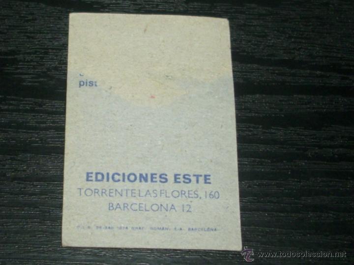Cromos de f&uacute;tbol: -ESTE 74-75 : PLANAS ( REAL ZARAGOZA ) - Foto 2