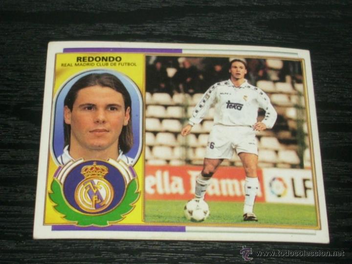 Cromos de f&uacute;tbol: -ESTE 96-97 : REDONDO ( REAL MADRID ) - Foto 1
