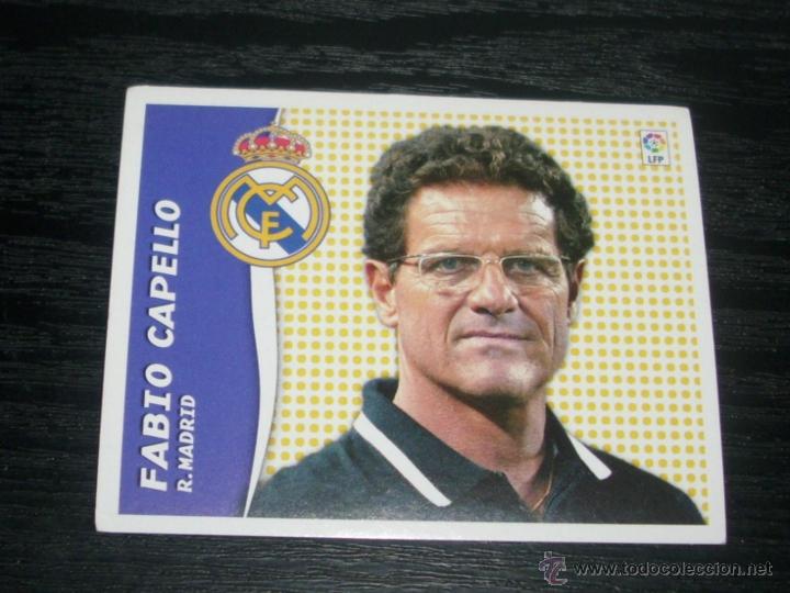 Cromos de f&uacute;tbol: -ESTE 06-07 : FABIO CAPELLO  ( REAL MADRID ) - Foto 1