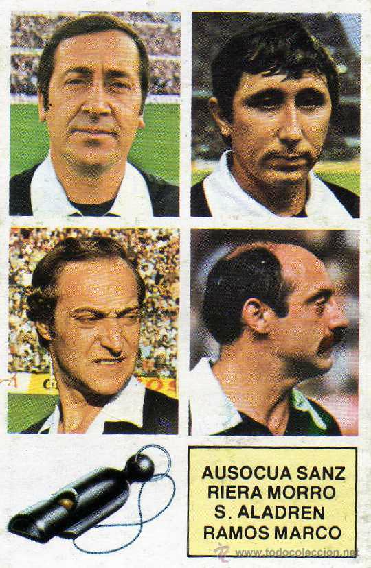 Cromos de f&uacute;tbol: arvitros, cromos este 82/83 - Foto 1